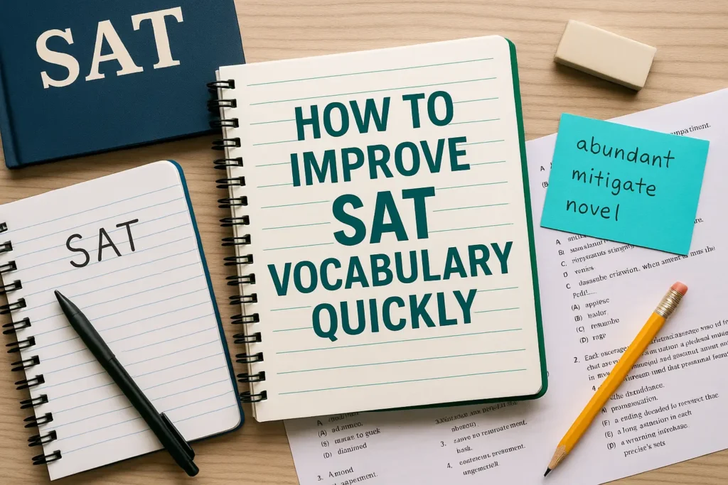 How to Improve SAT Vocabulary Quickly with smart study methods – LearnVocabularyFree.com